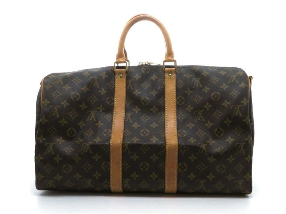 LOUIS VUITTON Keepall Bandouliere Monogram Boston Bag